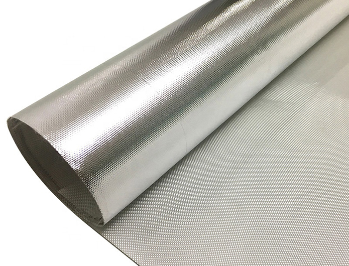 Adhesive Backed Aluminum Foil Fiberglass Cloth Sheet